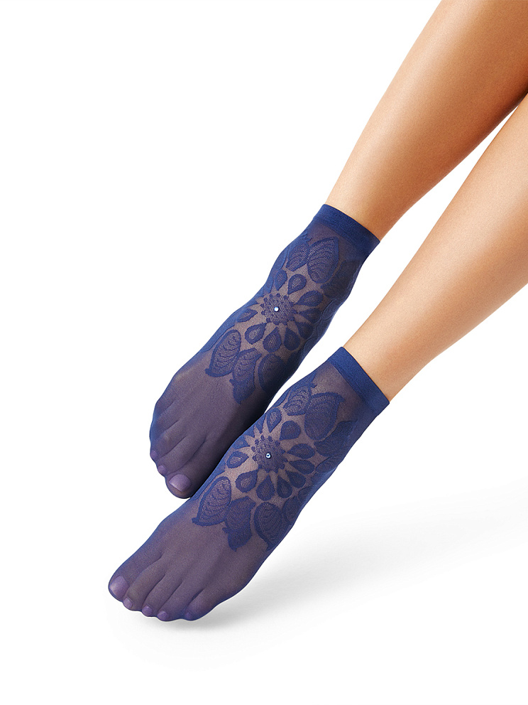 calz. FIORE 20 носки (с рисунком цветок), SISI