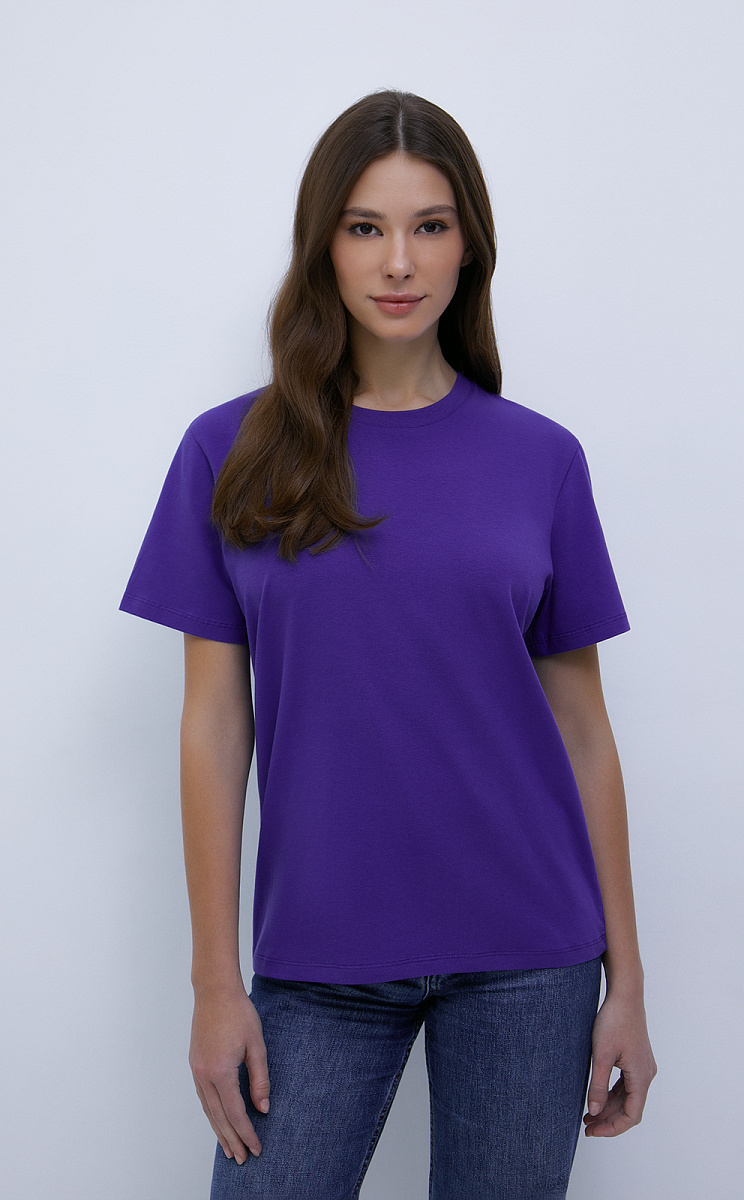 OmT_D1201 Фуфайка (футболка) женская, CO+EL, OMSA