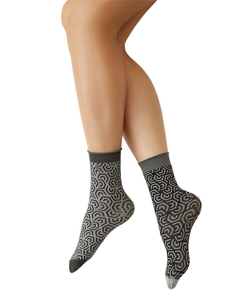 calz. INVERSO 70 3D носки (микрофибра с рисунком), SISI