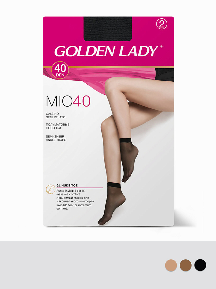 calz. MIO 40 носки (2 пары), GOLDEN LADY