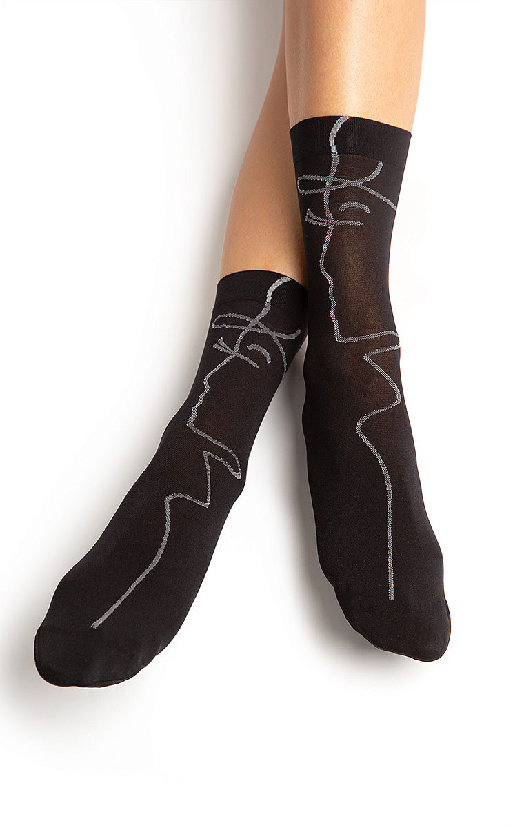 calz. IMMAGINE 70 носки (микрофибра с рисунком), SISI