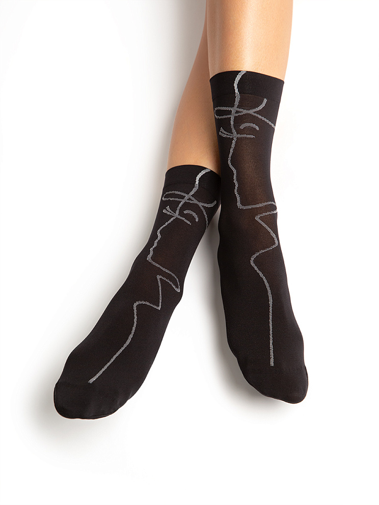 calz. IMMAGINE 70 носки (микрофибра с рисунком), SISI