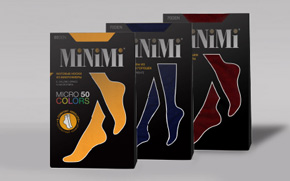 Новая коллекция цветных носочков из микрофибры от MINIMI