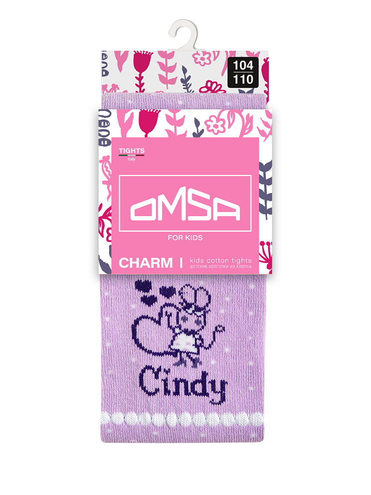 OMSA kids Collant  12Р33-2 с рисунком (Cindy), OMSA