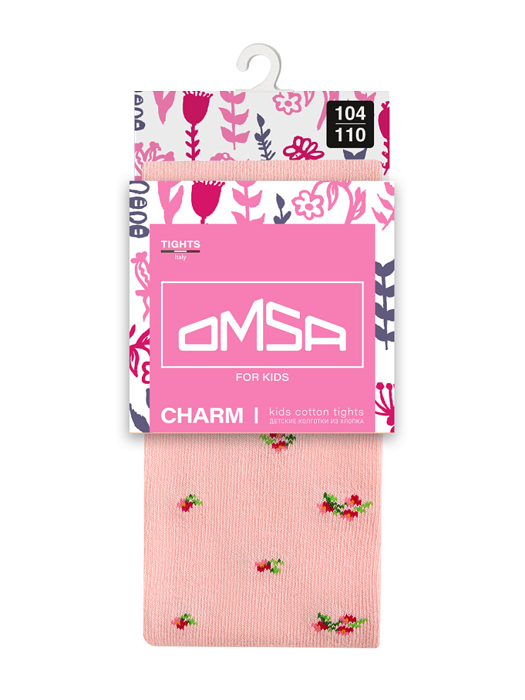 OMSA kids Collant  12Р43-1 дет.сад с рисунком (розочки), OMSA