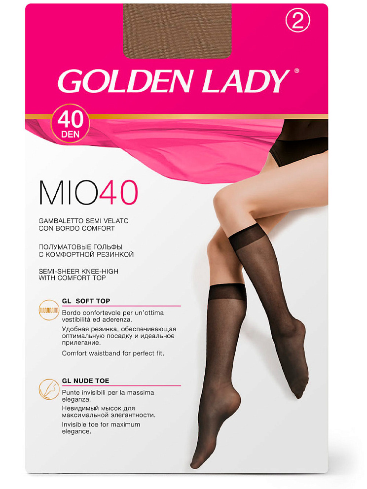 gamb. MIO 40  гольфы (2 пары), GOLDEN LADY