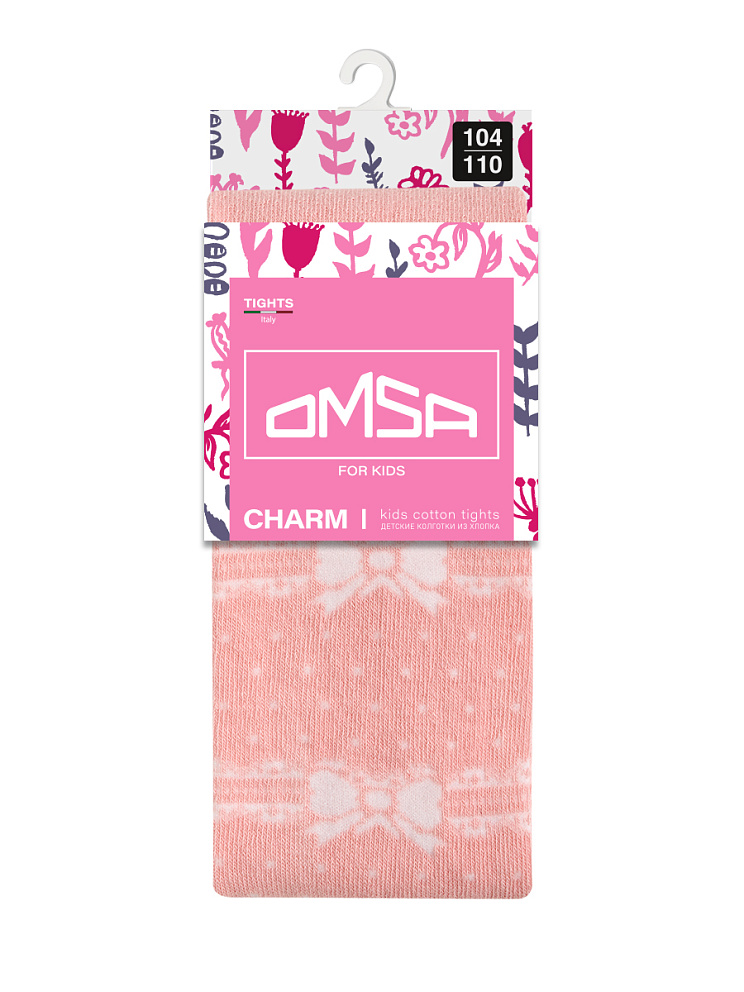 OMSA kids Collant  12Р32-2 с рисунком (бантики), OMSA