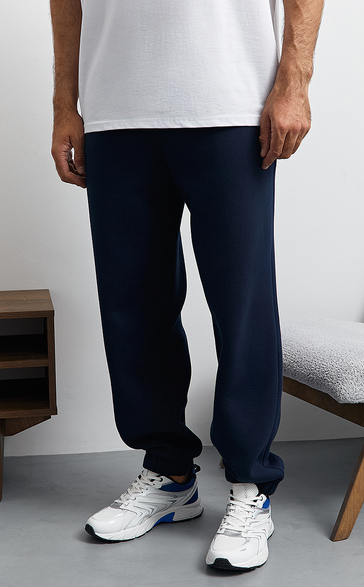 OmU 3235С Брюки джоггеры муж. утепленные, CO+PE, OMSA