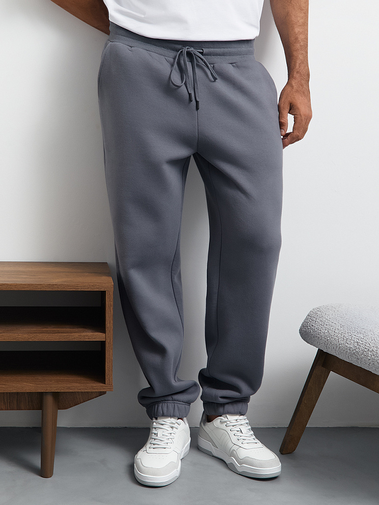 OmU 3235С Брюки джоггеры муж. утепленные, CO+PE, OMSA