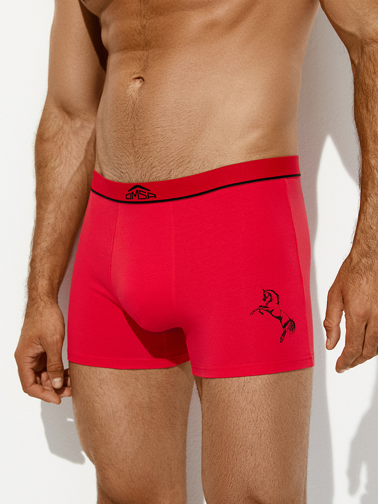  OmU 1234-25B New Year Боксеры муж. с откр.резинкой, CO, OMSA