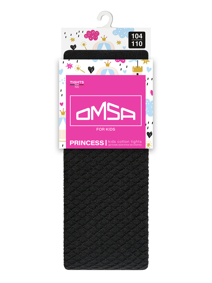 OMSA kids Collant  12A02-1 дет.сад с ажурным рисунком без пятки, OMSA