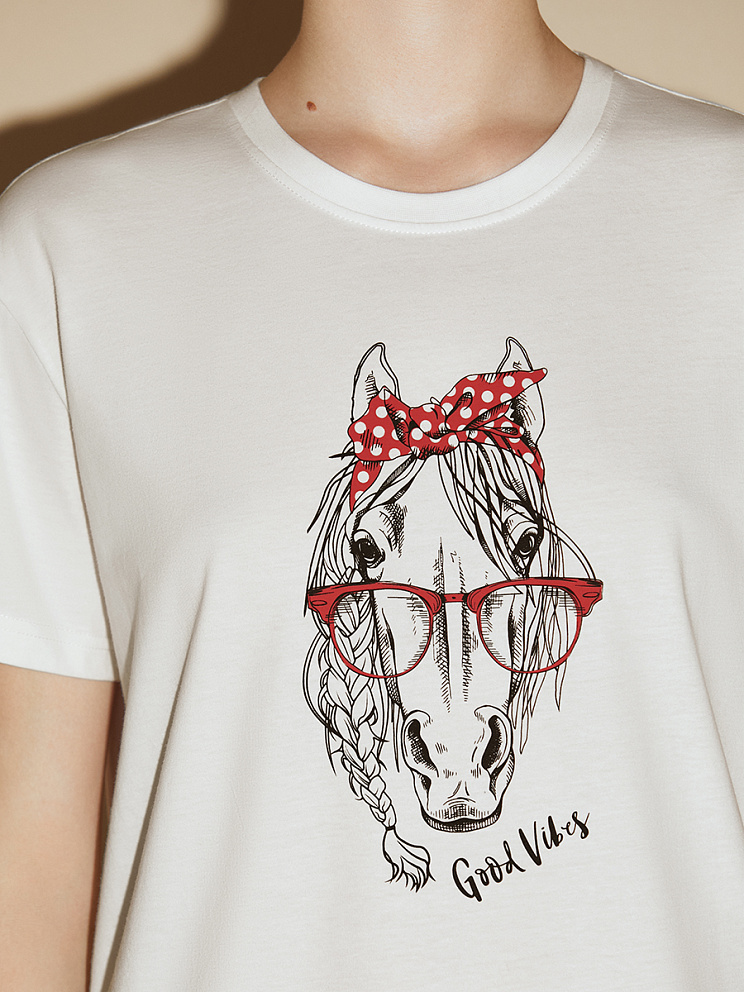 OmD 0235D CAVALLINO Пижама жен. (Футболка + шорты), СО, OMSA