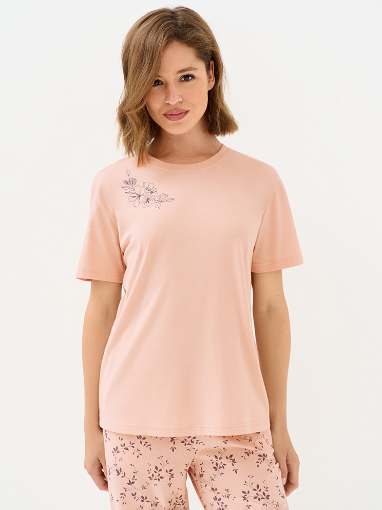 OmD 0226D FIORITO Пижама жен. (Футболка + Брюки), СО, OMSA