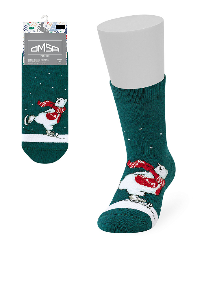 OMSA kids   Calzino 21N66 плюш (Зимний спорт), OMSA