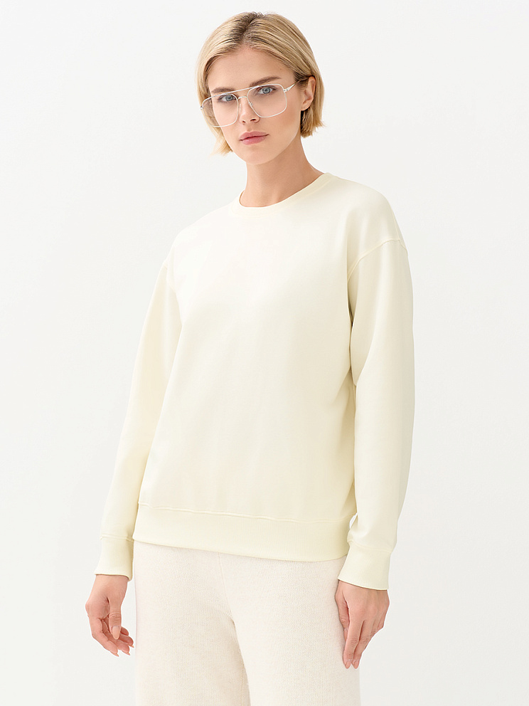 OmD 1912С Свитшот жен. свобод/кроя, CO+EL, OMSA