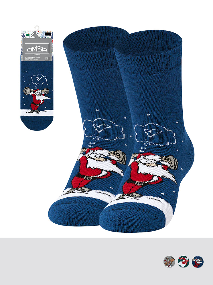 OMSA kids   Calzino 21N66 плюш (Зимний спорт), OMSA