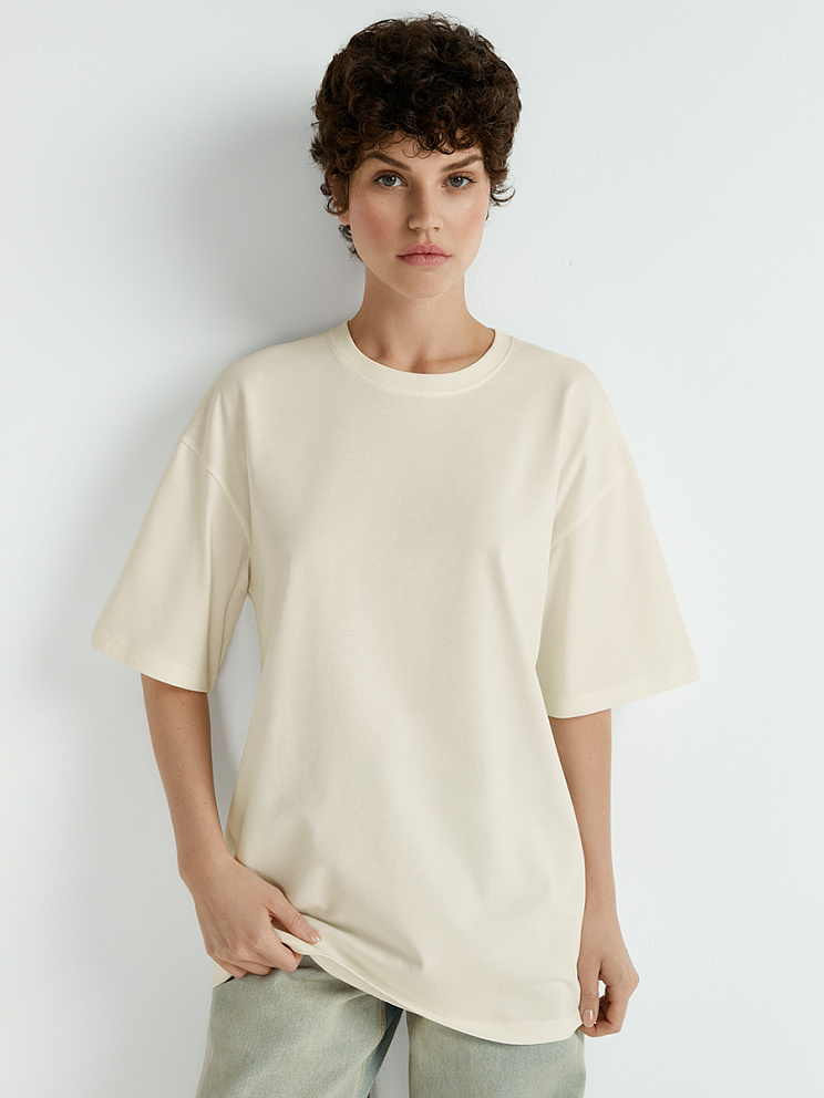 OmT_D1302 Футболка женская OVERSIZE, CO, OMSA