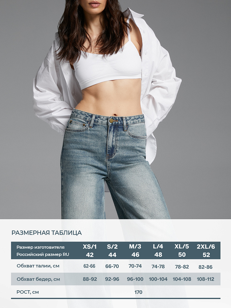 OmD 1500 WIDE LEG Джинсы жен., OMSA