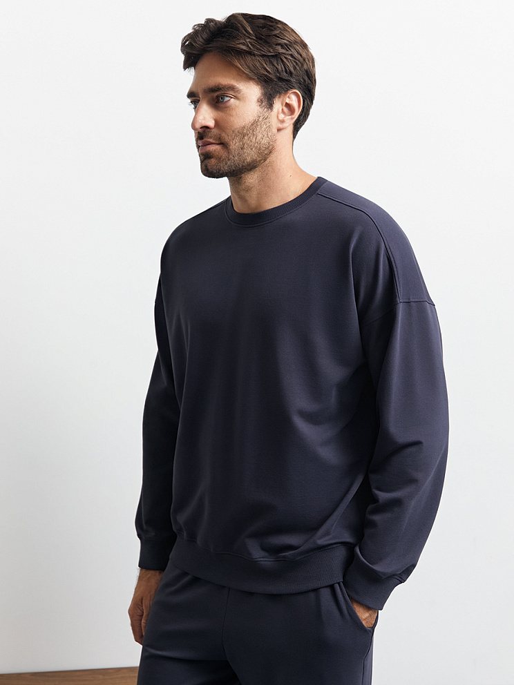 OmU 1912С Свитшот муж. свобод/кроя, CO+EL, OMSA