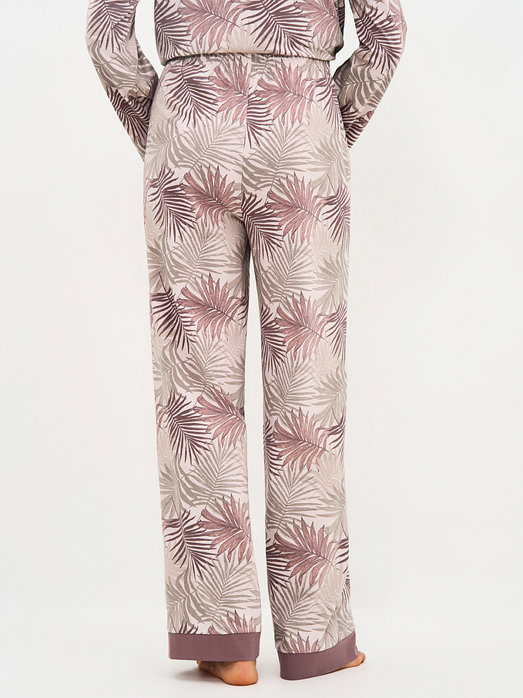 OmD 0232D SELVATICA Пижама принт. жен. (Рубашка+Брюки прямые), CO, OMSA