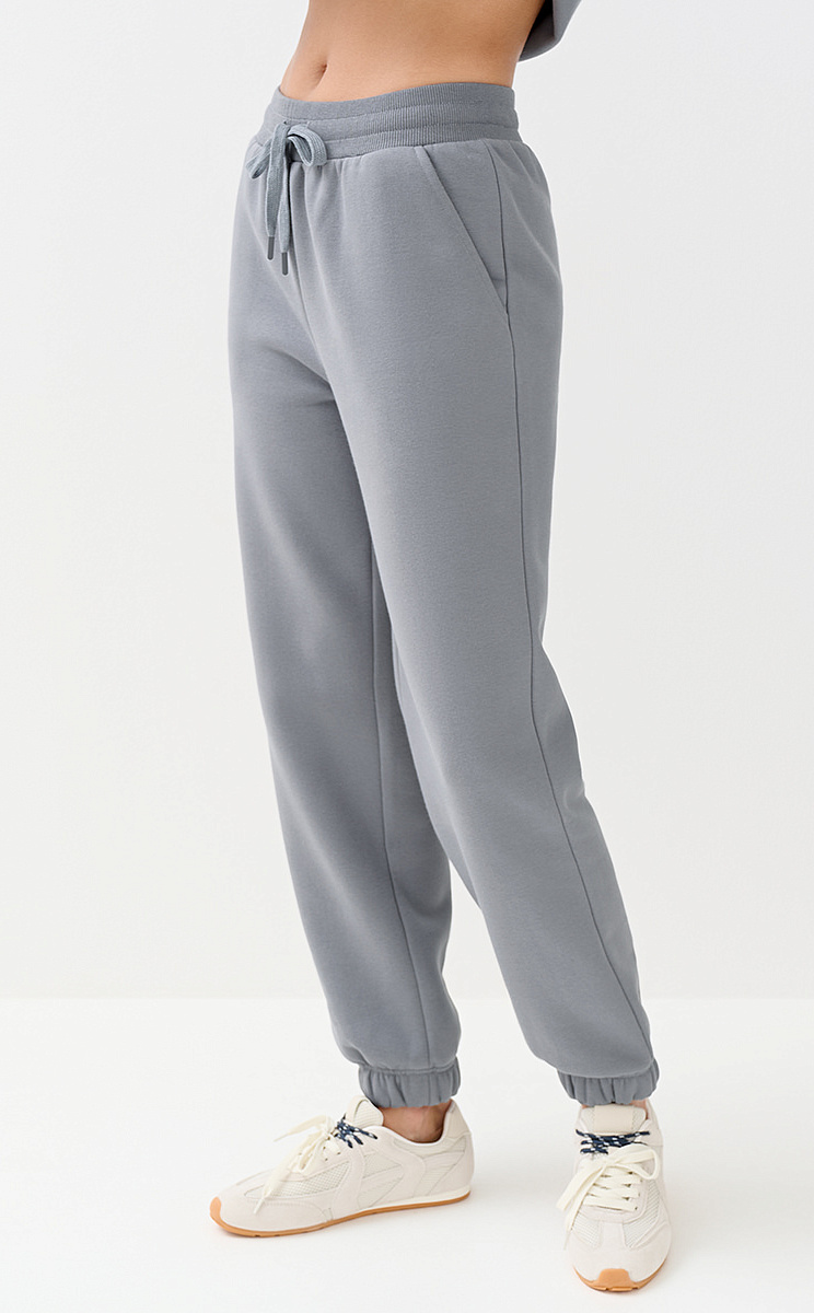 OmD 3235С Брюки джоггеры жен. утепленные, CO+PE, OMSA