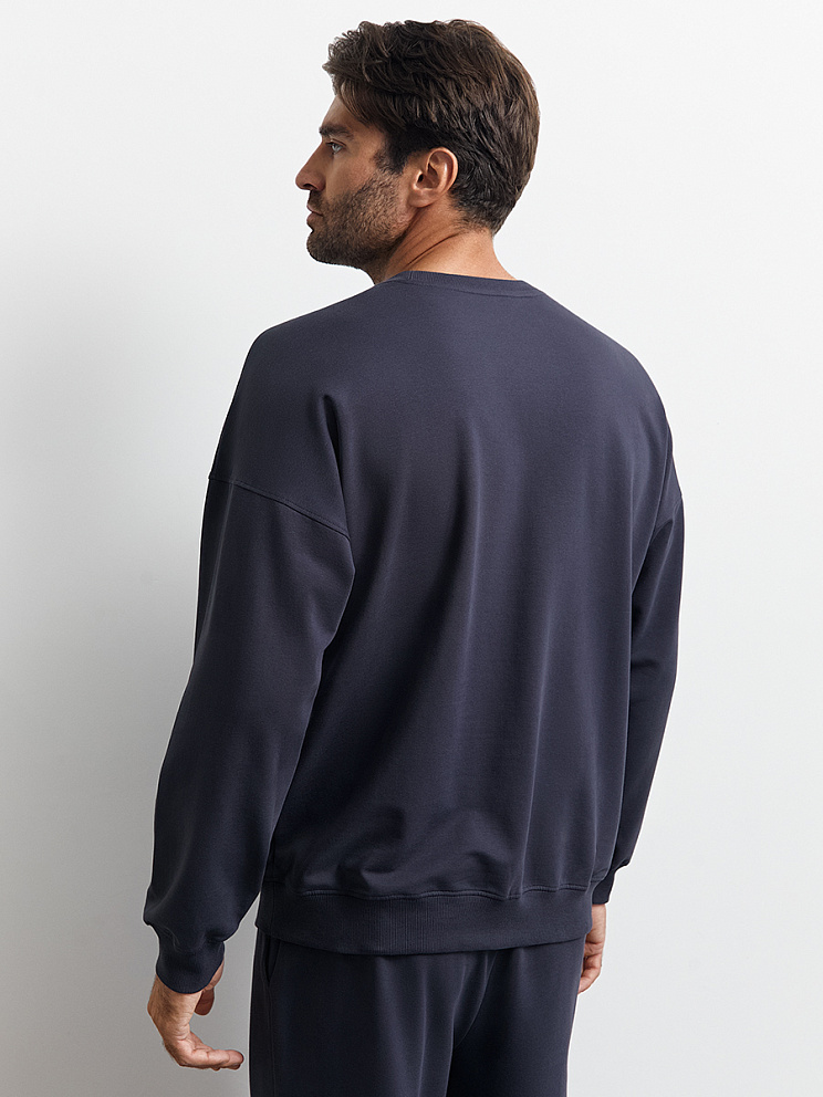 OmU 1912С Свитшот муж. свобод/кроя, CO+EL, OMSA