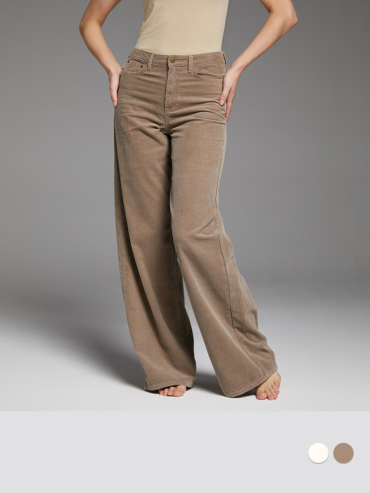 OmD 150 WIDE LEG Брюки вельвет жен., OMSA