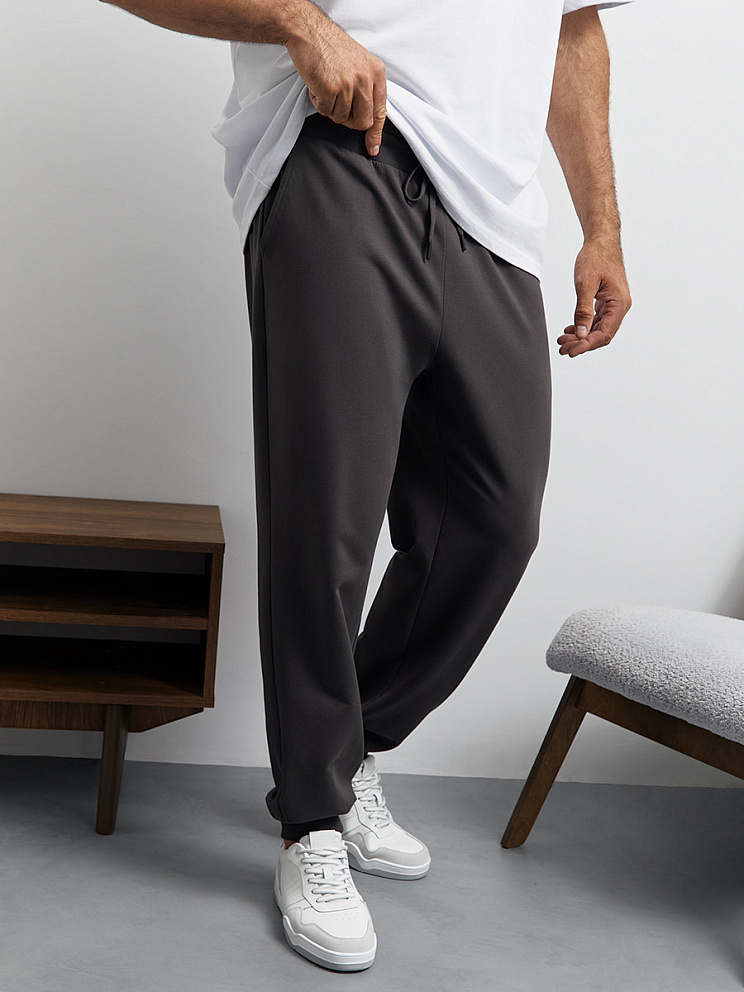 OmU 3231С Брюки джоггеры муж. на манжетах, CO+EL, OMSA