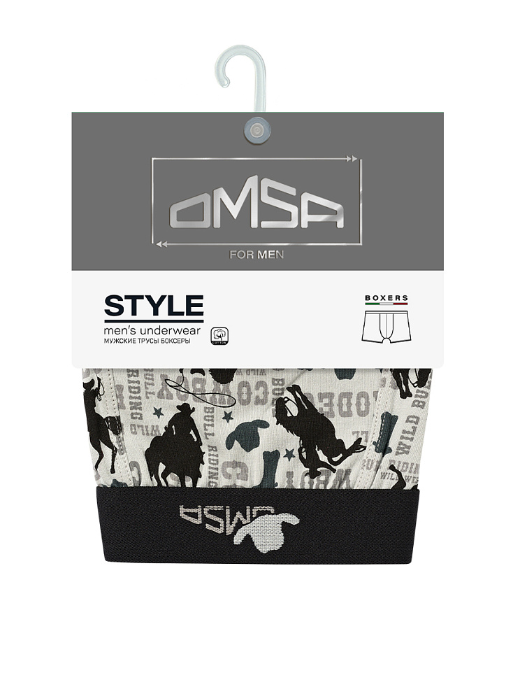  OmU 1234-25B Style Боксеры муж. с откр.резинкой, CO, OMSA