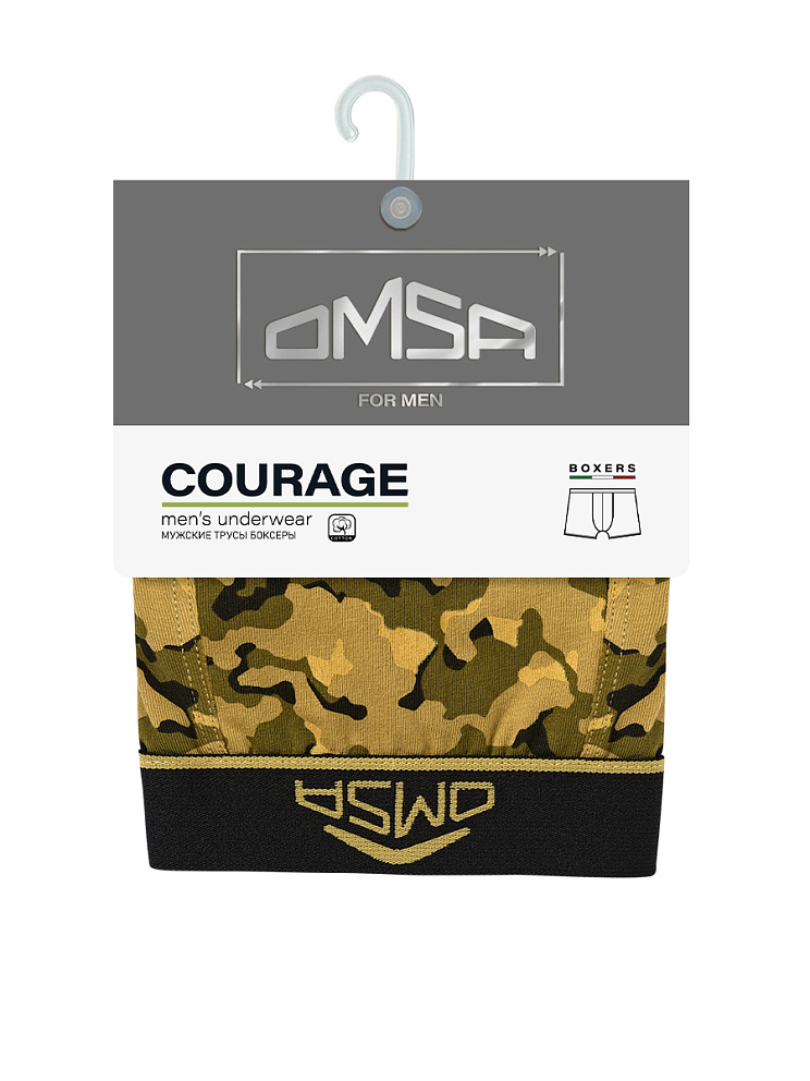  OmU 1234-25B Courage Боксеры муж. с откр.резинкой, CO, OMSA