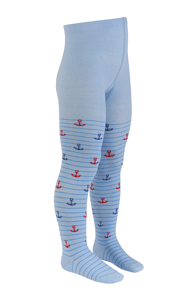 OMSA kids Collant 13P62-1 с рисунком (якорь на полосках), OMSA