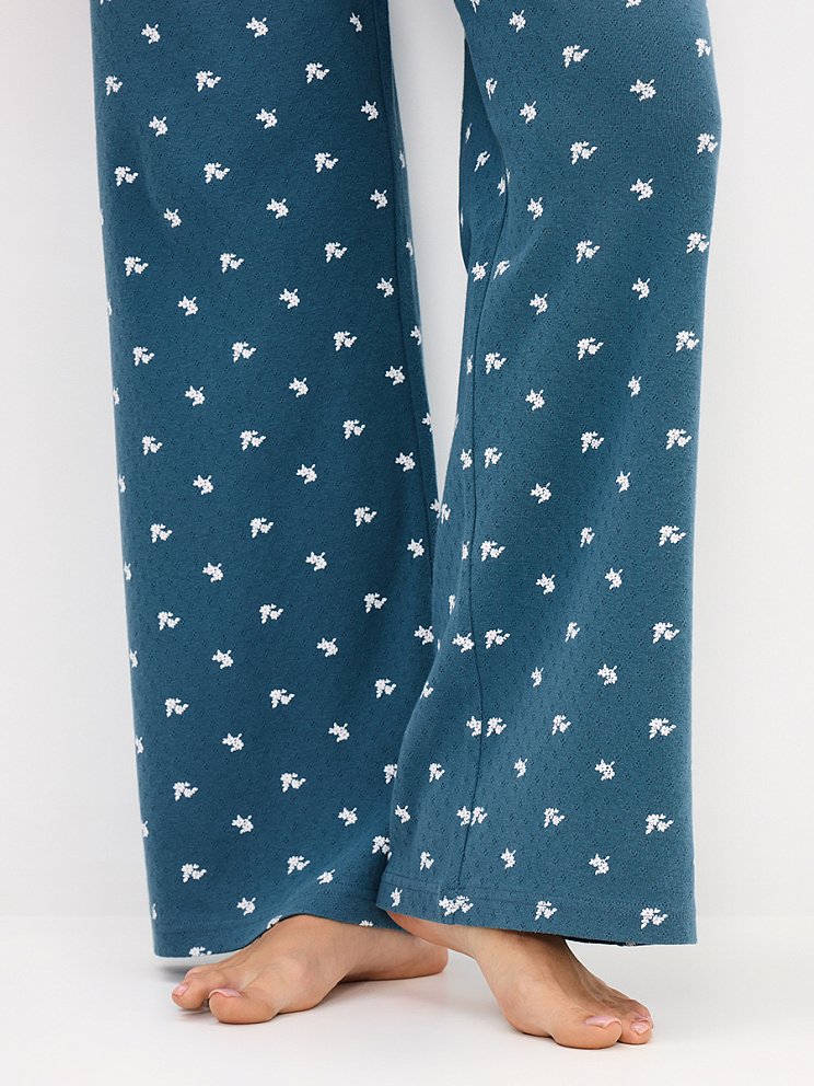     OmD 0250D POINTELLE PRINT AW26 Пижама жен. (Футболка+Брюки), СО, OMSA