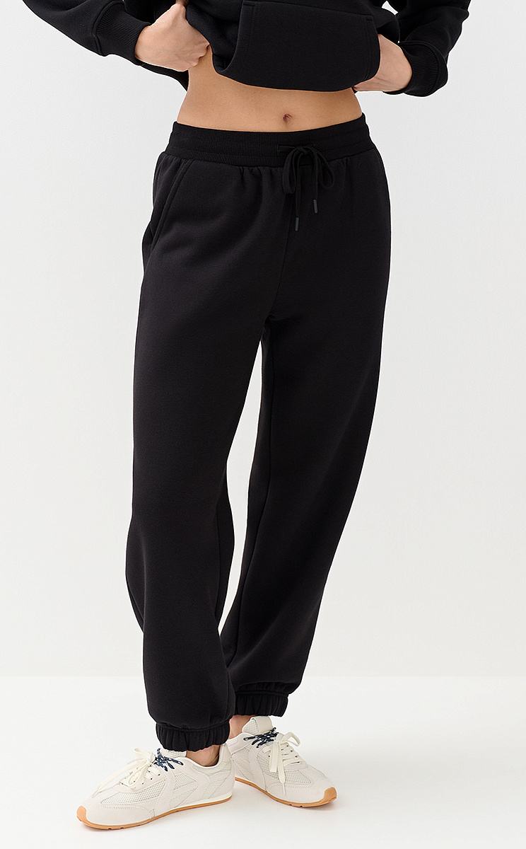 OmD 3235С Брюки джоггеры жен. утепленные, CO+PE, OMSA