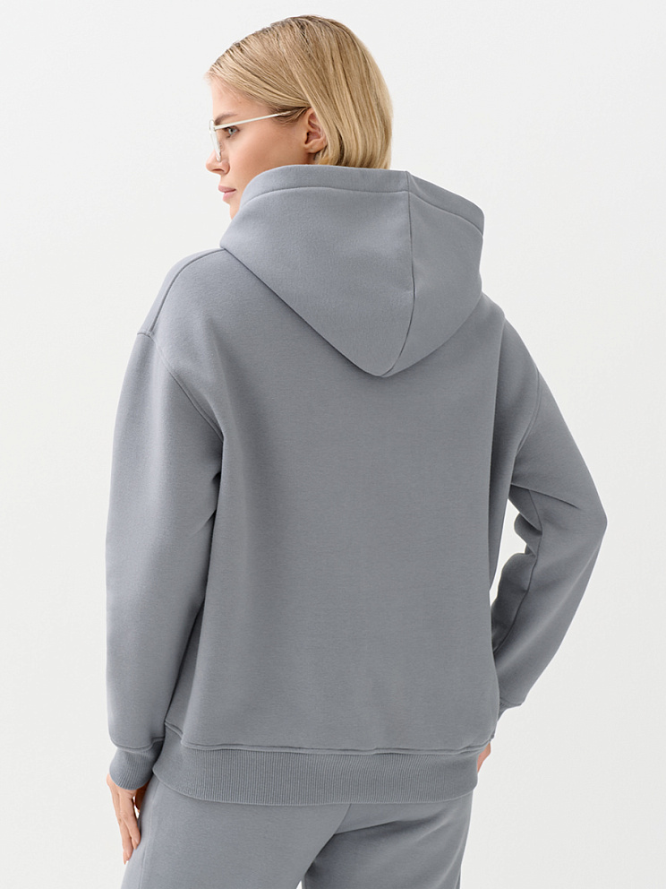 OmD 2045С Худи жен. OVERSIZE утепленное, CO+PE, OMSA