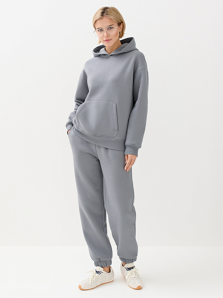 OmD 3235С Брюки джоггеры жен. утепленные, CO+PE, OMSA