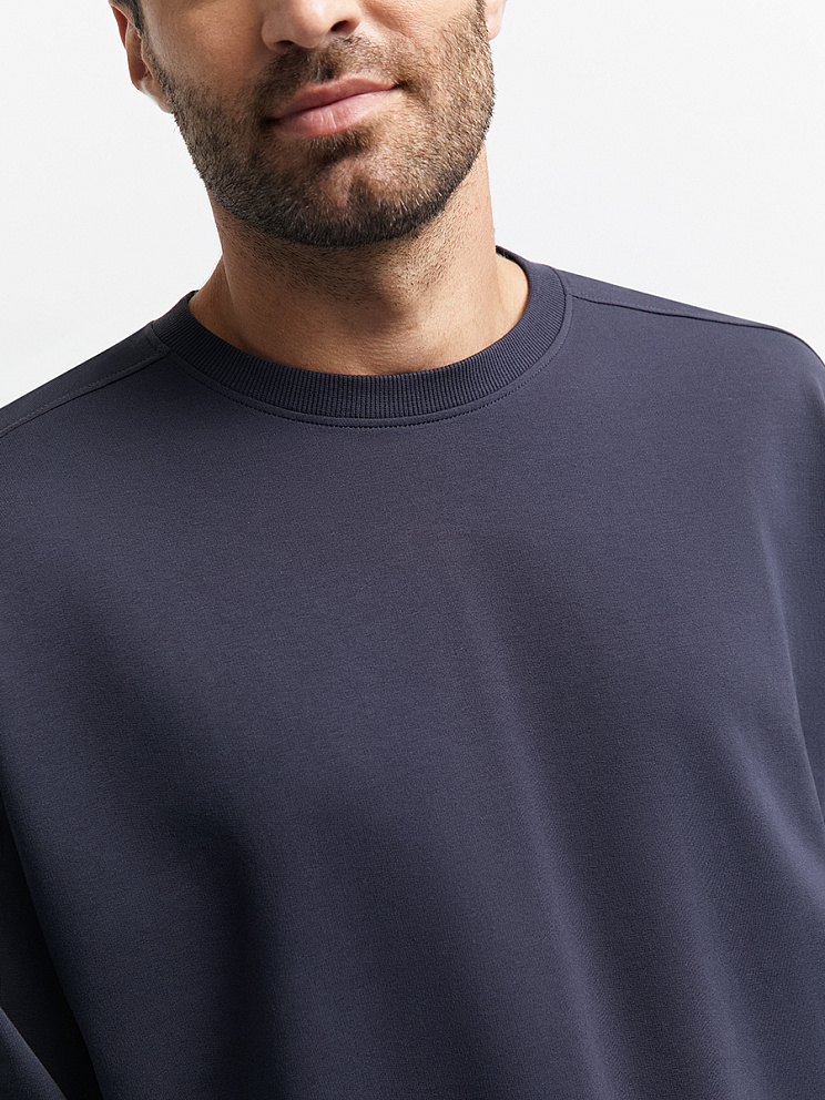 OmU 1912С Свитшот муж. свобод/кроя, CO+EL, OMSA