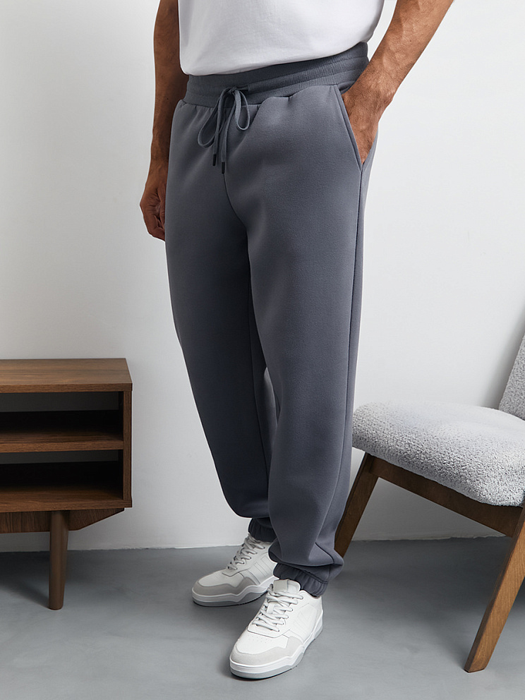 OmU 3235С Брюки джоггеры муж. утепленные, CO+PE, OMSA