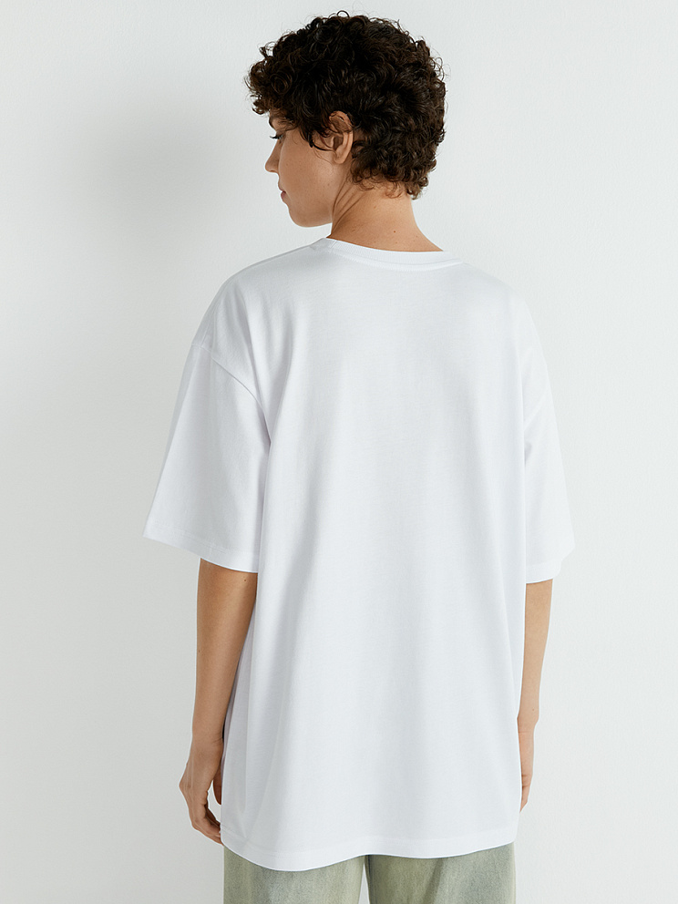 OmT_D1302 Футболка женская OVERSIZE, CO, OMSA