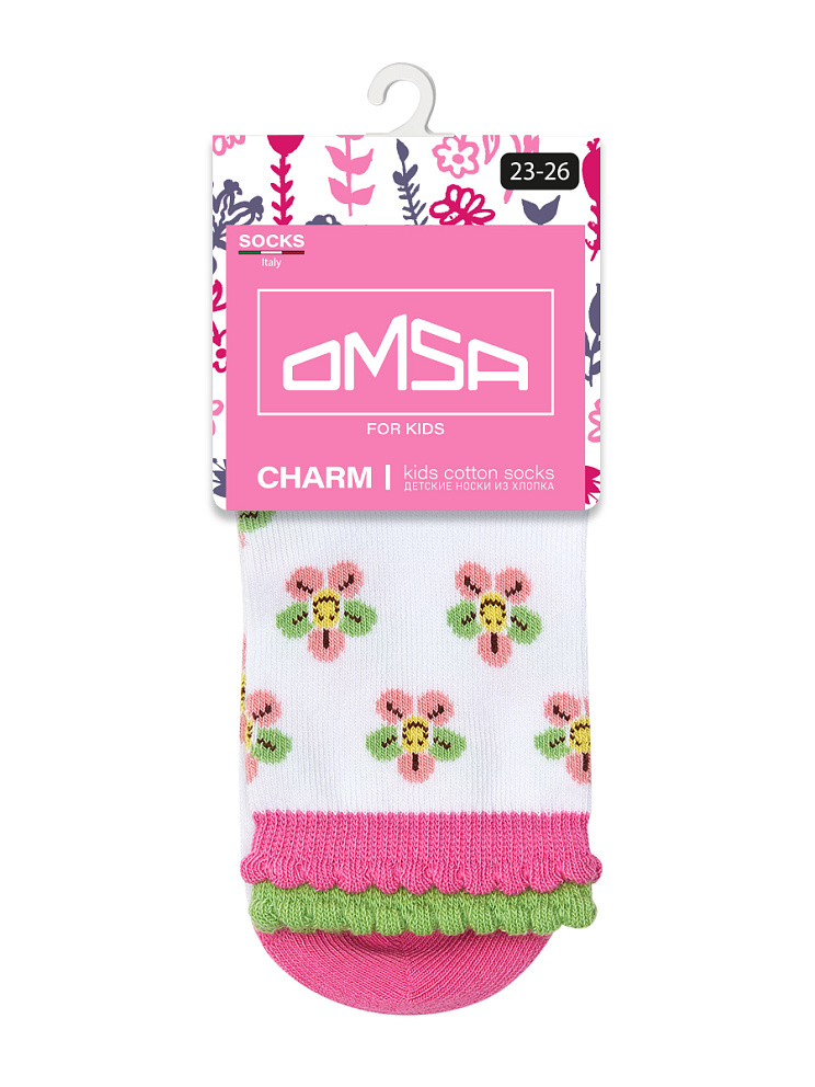 OMSA kids   Calzino 22P20 двойная резинка с пикотами, OMSA