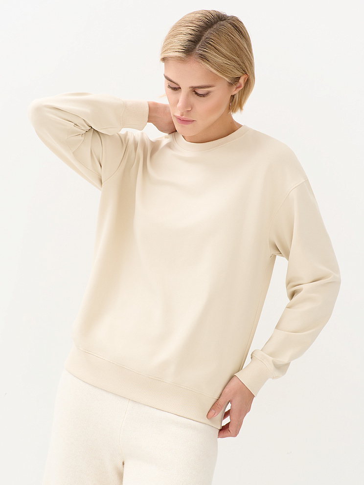 OmD 1912С Свитшот жен. свобод/кроя, CO+EL, OMSA