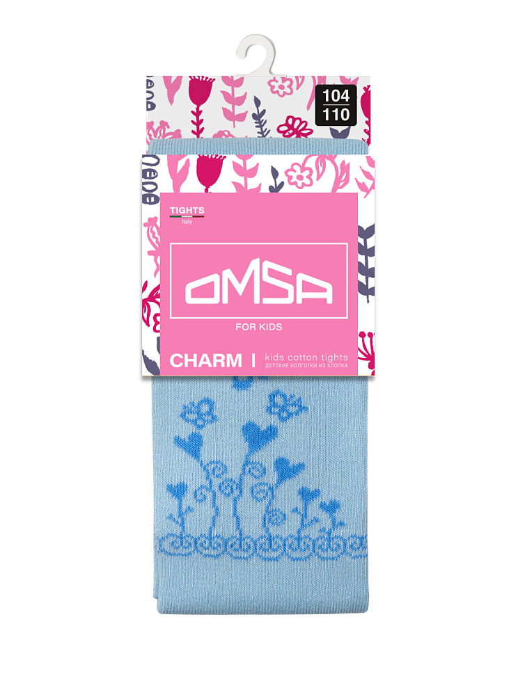 OMSA kids Collant  12Р21-1 с рисунком (бабочки), OMSA