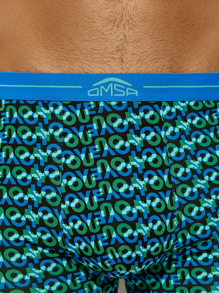  OmU 1234-25B Emotion Боксеры муж. с откр.резинкой, CO, OMSA