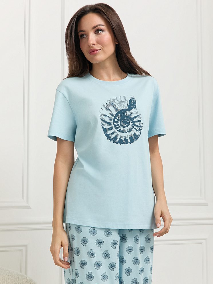OmD 0226D NAUTILUS Пижама жен. (Футболка + Брюки), СО, OMSA