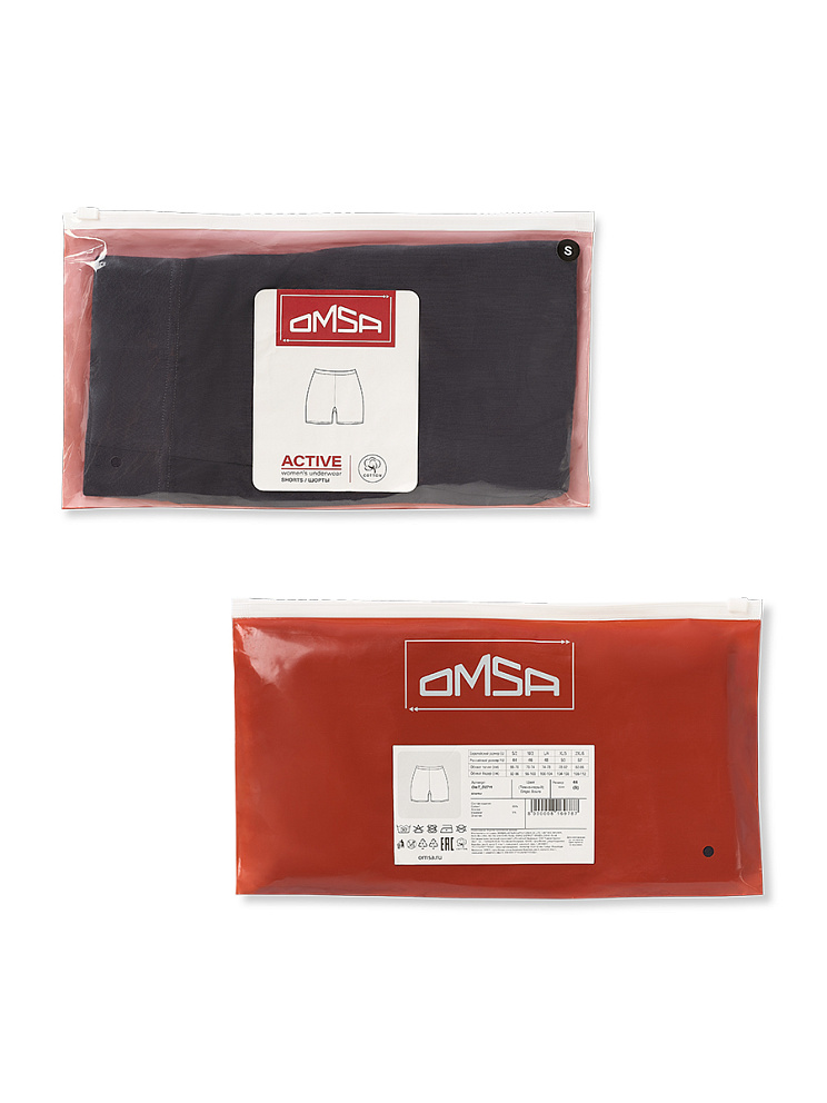 OmТ_D2711 Шорты облегающие жен., CO+EL, OMSA