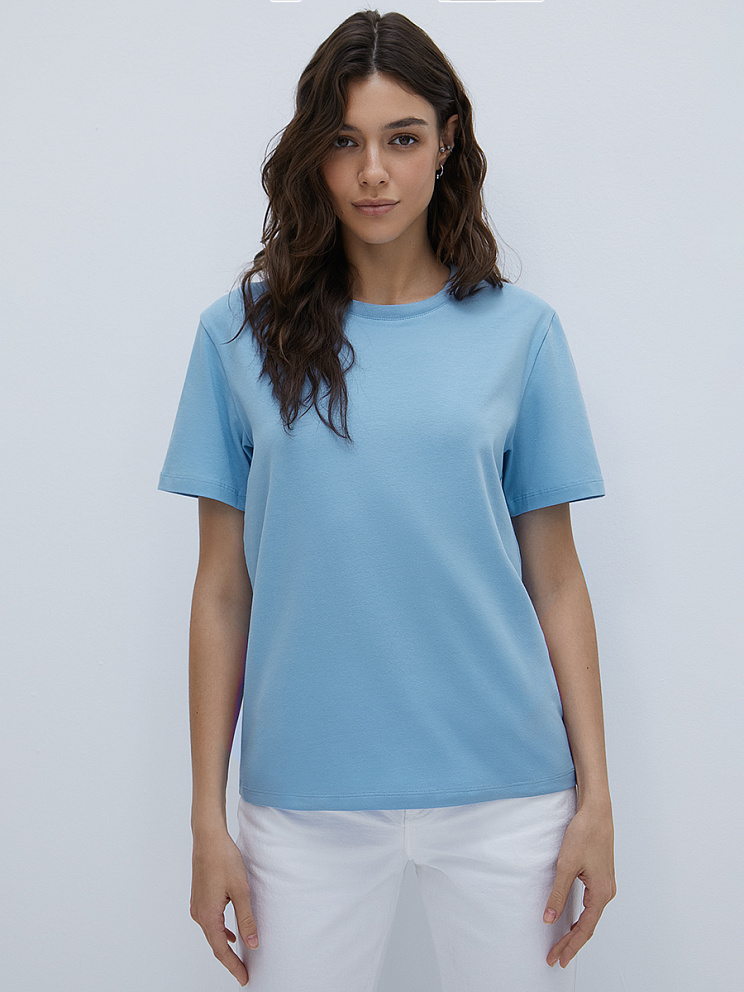 OmT_D1201 Фуфайка (футболка) женская, CO+EL, OMSA
