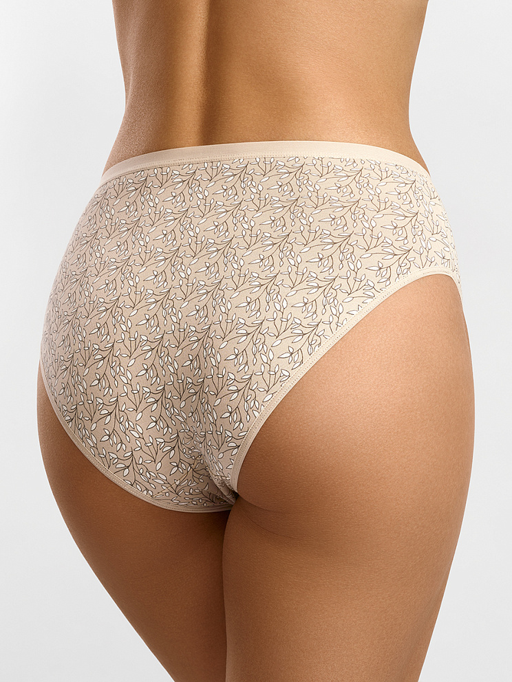 Mi 2222-26 Print Трусы Slip Midi (мультипак 3 шт.), CO, MINIMI