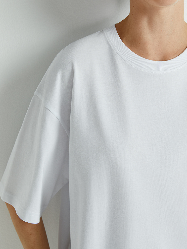 OmT_D1302 Футболка женская OVERSIZE, CO, OMSA