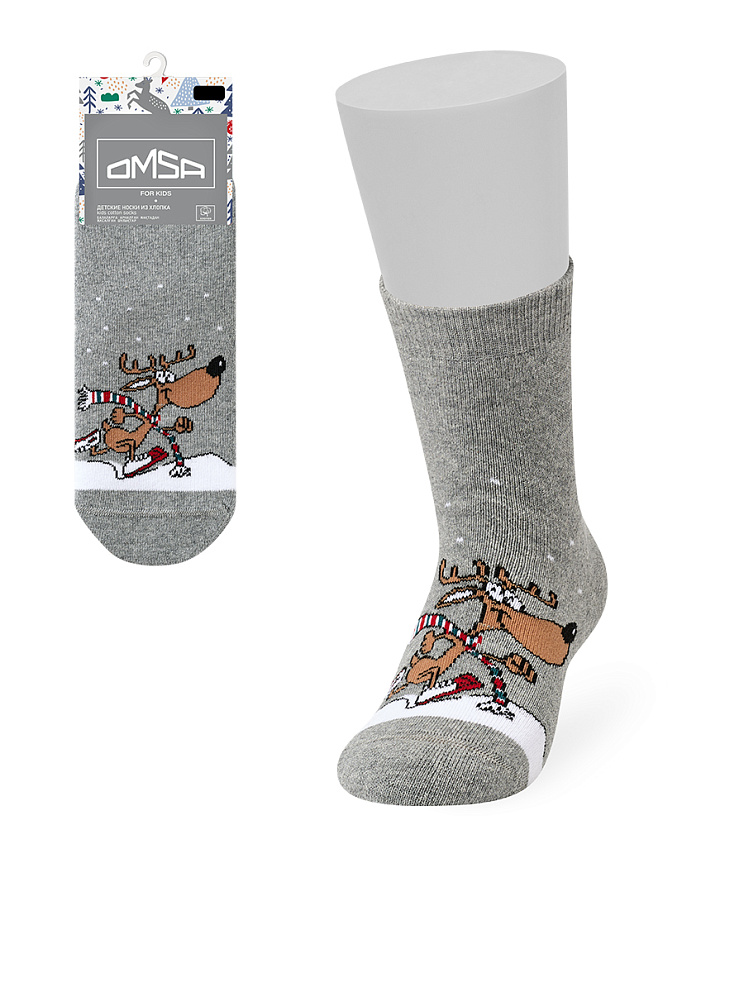OMSA kids   Calzino 21N66 плюш (Зимний спорт), OMSA