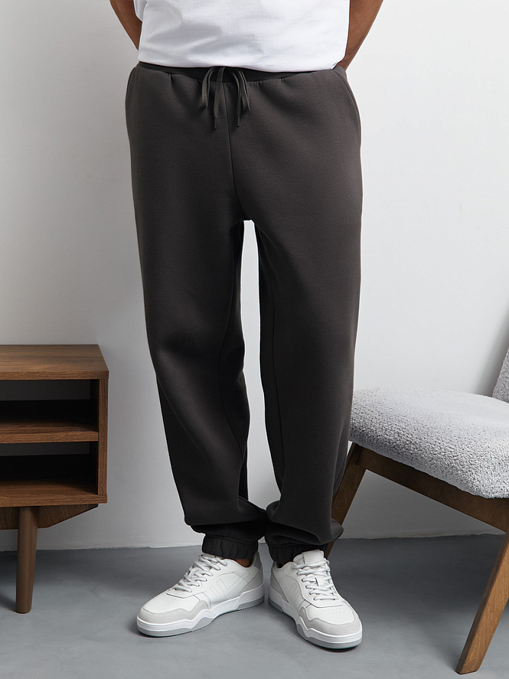 OmU 3235С Брюки джоггеры муж. утепленные, CO+PE, OMSA