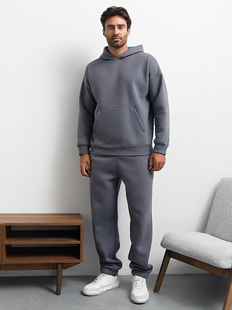 OmU 3235С Брюки джоггеры муж. утепленные, CO+PE, OMSA